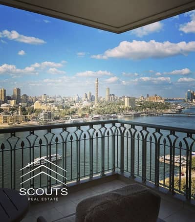 Invest with annual return in dollars up to 22% Pay only half Hotel studio for sale firnished + appliances +AC'S Intercontinental mangement nile view