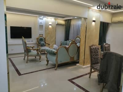 Furnished apartment for rent in Sheraton Residence, Al-Nasr Main Street, near Radisson Blu Hotel, with two fully air-conditioned rooms