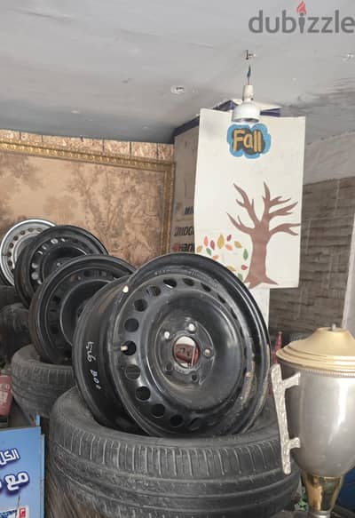 4 جنوط مقاس 15/195/60