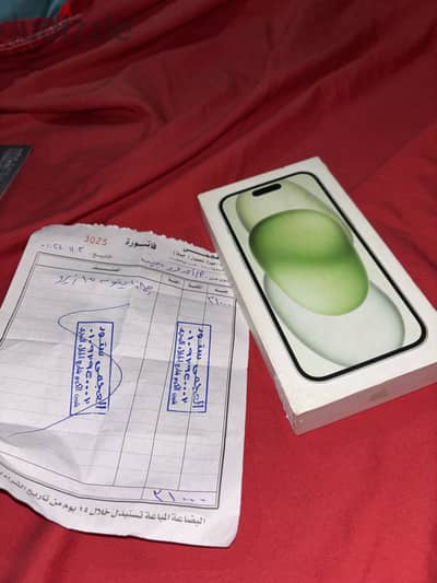 Iphone 15 first user 84 128gb ايصال الدفع و كل حاجتو