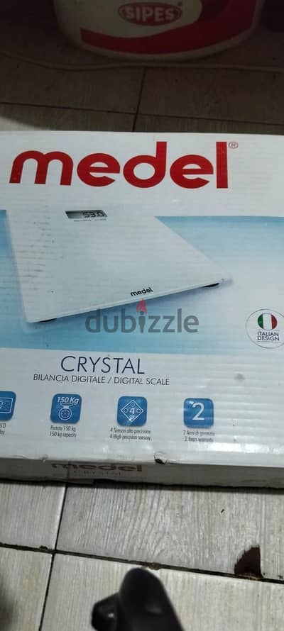 جهاز قياس الوزن Crystalومعاه 2حجر جديد