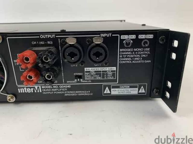 power amplifier The Inter-M QD-4480 1