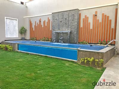 Furnished villa   for rent   in Palm Hills Compound, New Cairo    In the most distinguished location