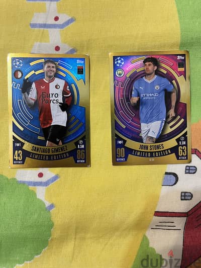 topps match attax limited edition