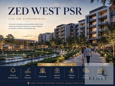 شقة 75م غرفة واحدة متشطبة بالتكييفات | ZED West PSR