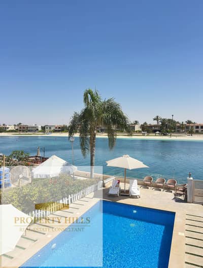 Ready to Move Fully Finished Chalet with ACs & Furniture for Sale in Marina 5, First Row on the Sea Ready to Move Fully Finished Chalet with ACs & Furniture for Sale in Marina 5, First Row on the Sea