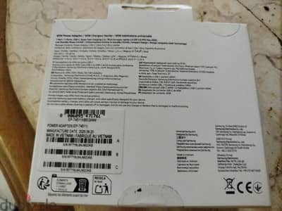 شاحن سامسونج 45 وات usb-c cable ١. ٨ متر