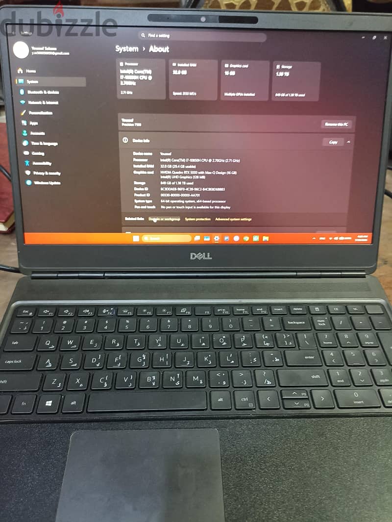 Dell precision 7550 2