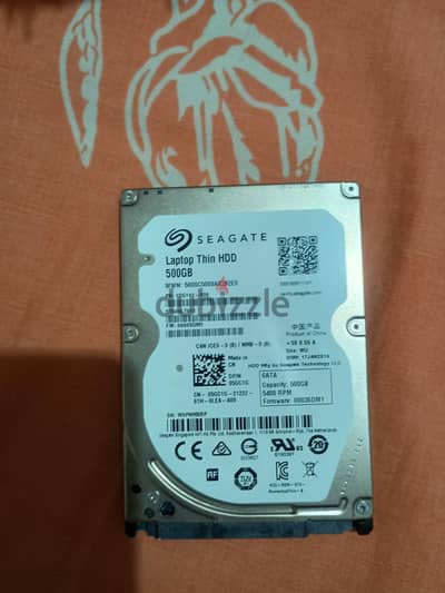 للبيع هارد ديسك Seagate بمساحة 500 جيجا بايت. للبيع هارد ديسك Seagate بمساحة 500 جيجا بايت.