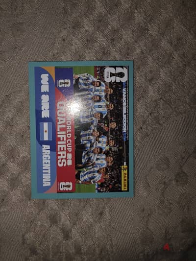 Panini card Argentina