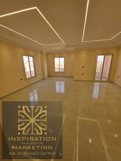 Apartment for rent in Al-Andalus 2/2  Address and location: Helio Polis Star, Second Numra from Mohamed Naguib Axis. Specifications: Space: 185 square meters. Floor: third (There is a base