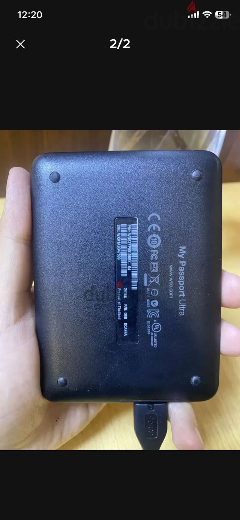 External HD WD 1TB 1
