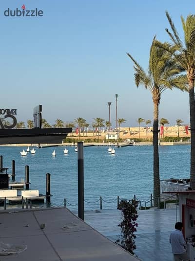 Luxury chalet on the marina for rent in Marassi Marina North Coast village