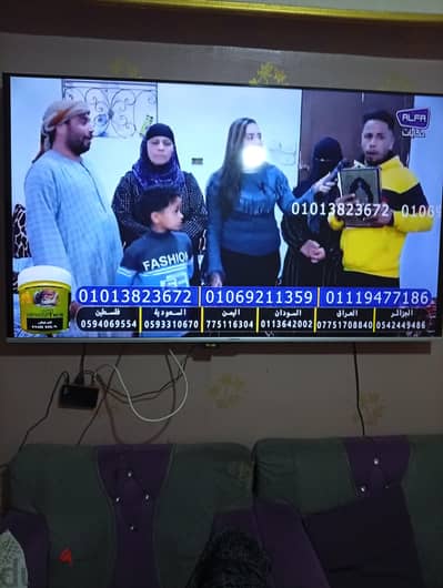 شاشة تورنيدو  سمارت  65 بوصة   بحالة جيدة جدا