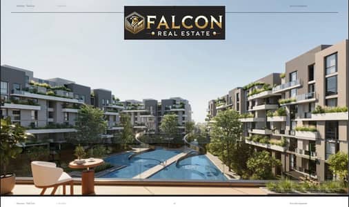 Fully finished apartment for sale in the heart of New Cairo, within the Telal East compound; available via a 7-year interest-free installment plan.
