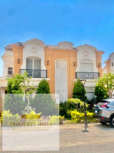 Layan Sabbour compound, a luxury corner villa. Real-world photos of the compound where you live amidst landscape views and all villas in the compound, located in the Fifth Settlement, in front of Sodic villas, available for installment.