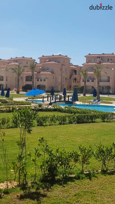 شالية ارضي بحديقة للايجار قرية لافيستا باي ايست الساحل الشمالي