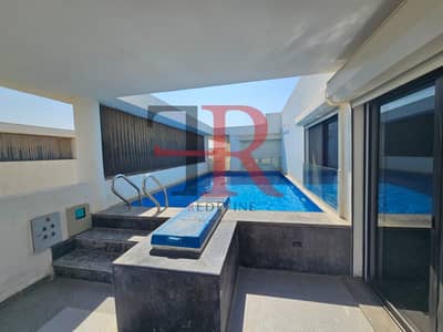penthouse with private pool for rent in lake view residence new cairo