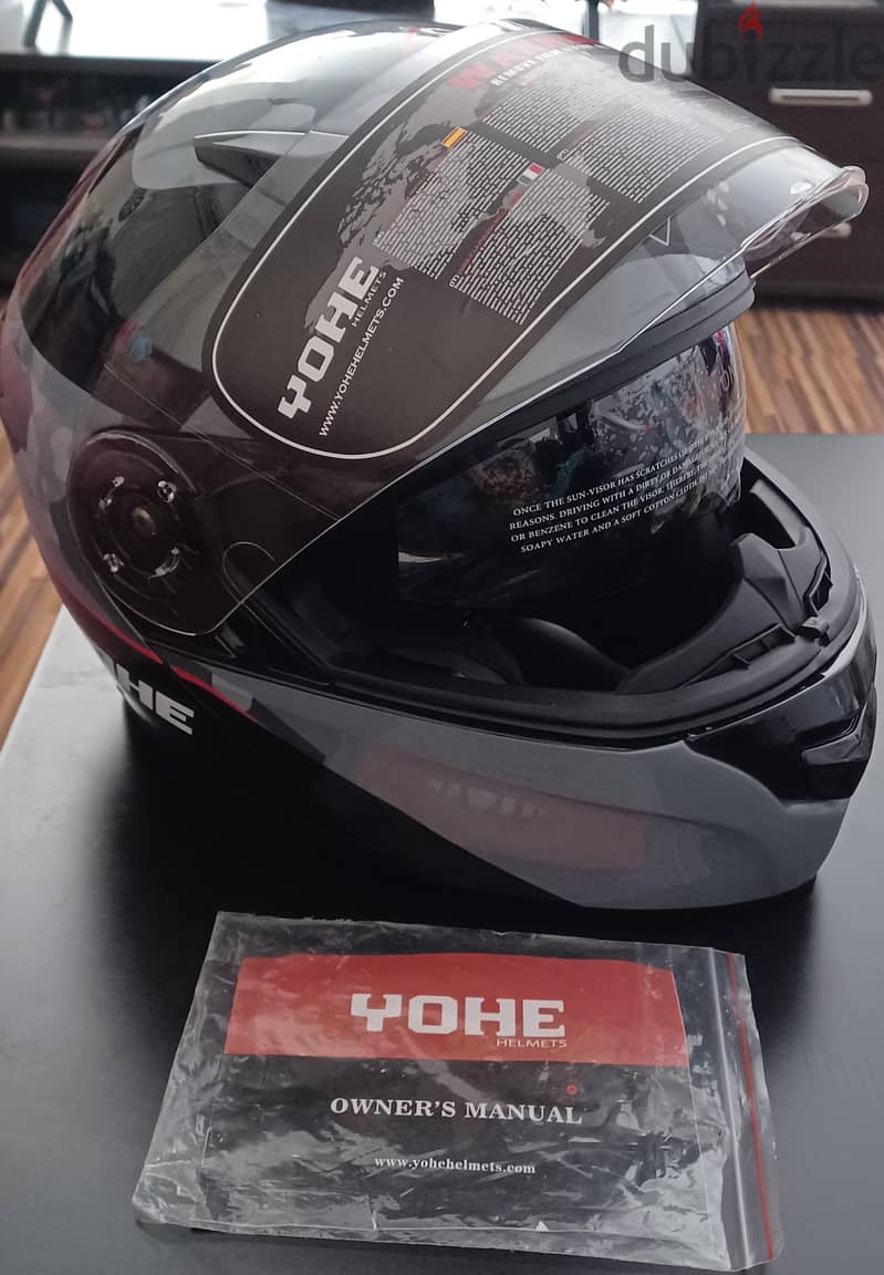 YOHE Modular Helmet + bluetooth headset 2