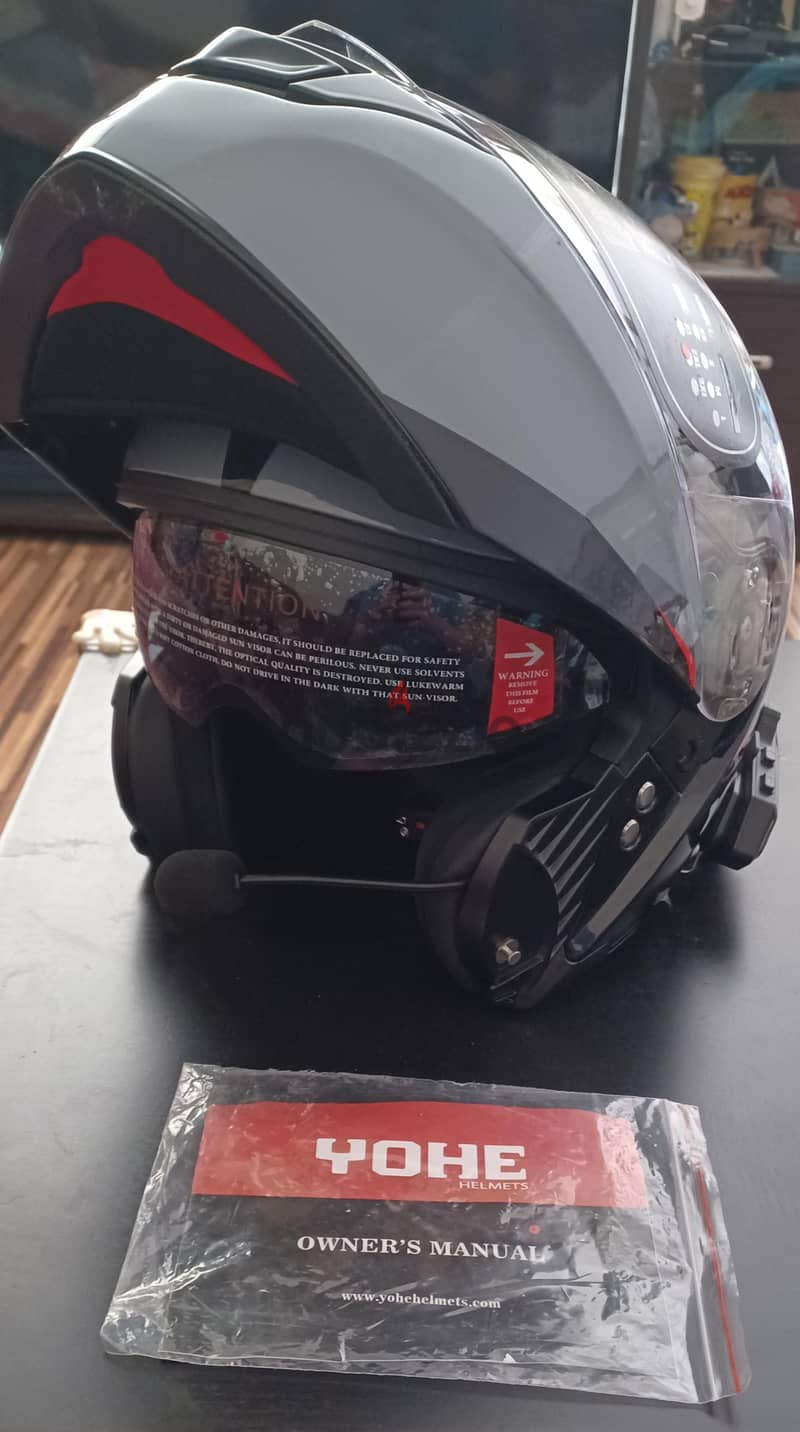 YOHE Modular Helmet + bluetooth headset 3