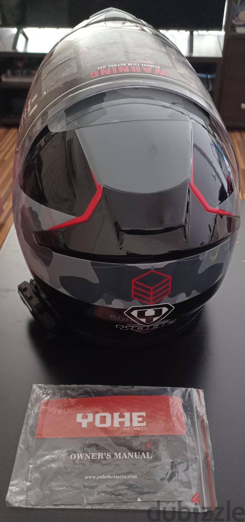 YOHE Modular Helmet + bluetooth headset 5