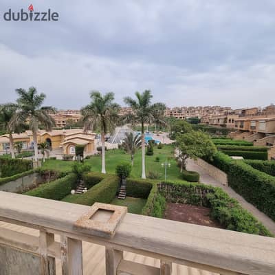 تاون هاوس كورنر مباني 380 م للبيع فيو مفتوخح في كمبوند Pyramids Walk  اكتوبر