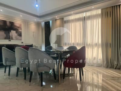 Fully Furnished with ACs 3 bedrooms apartment for rent in Azad compound 5th settlement new cairo