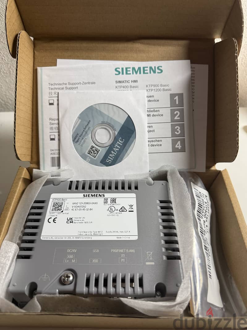 SIMATIC HMI KTP400 Basic   6AV2 123-2DB03-0AXO 4