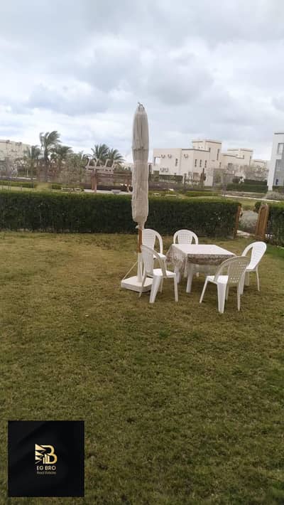 3BR Ground Chalet with Garden & Open View for Sale in Amwaj