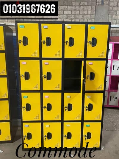 لوكر معدني صاج إلكتروستاتيك ضدد الصدا - locker - دولاب معدني تخزين ملا