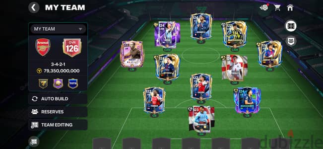 Ovr126حساب فيفا قوي للبيع