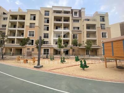 Studio apartment with garden for sale in Taj City compound with a 1.5% down payment and installments up to 12 years.