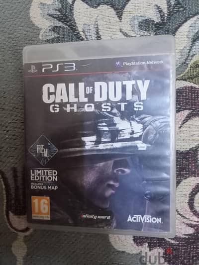 اسطوانه لعبة call of duty ghosts للبلايستيشن 3
