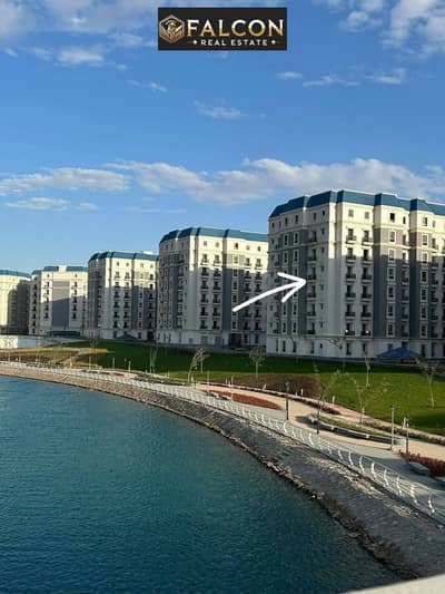 For immediate sale with a panoramic view of the lagoon + fully finished in New Alamein, opposite Alamein Towers, with installments over 10 years.