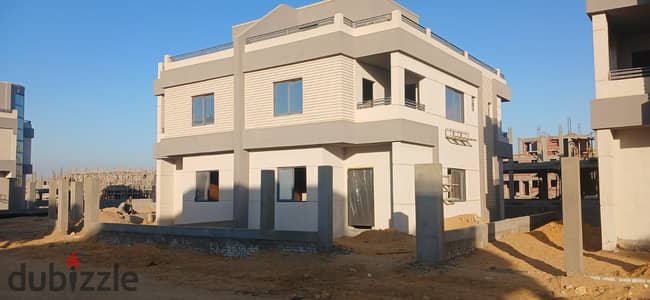 Luxury Ready to Move Twin House with a Private Swimming Pool for Sale with Installments in Sheikh Zayed