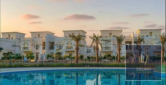 شقة فيو بحيرات استلام فوري ارضي بجاردن تشطيب الترا سوبر لوكس في اميز كمبوند في العاصمة الادارية الجديدة