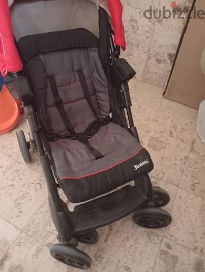 Juniors stroller and Car seat   استرولر وكرسي عربيه جونيورز