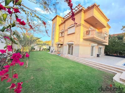 Villa for sale model W in Al-Rehab with swimming pool, super-lux finishes for those seeking luxury and privacy