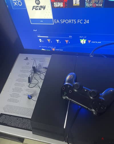 PS4 Fat 1TB Black – Excellent Condition – Original Box & Accessories