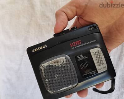 ووكمان تسجيل Aiwa  الياباني الاصلي سماعة خارجية قوية صوت نقي خرافي