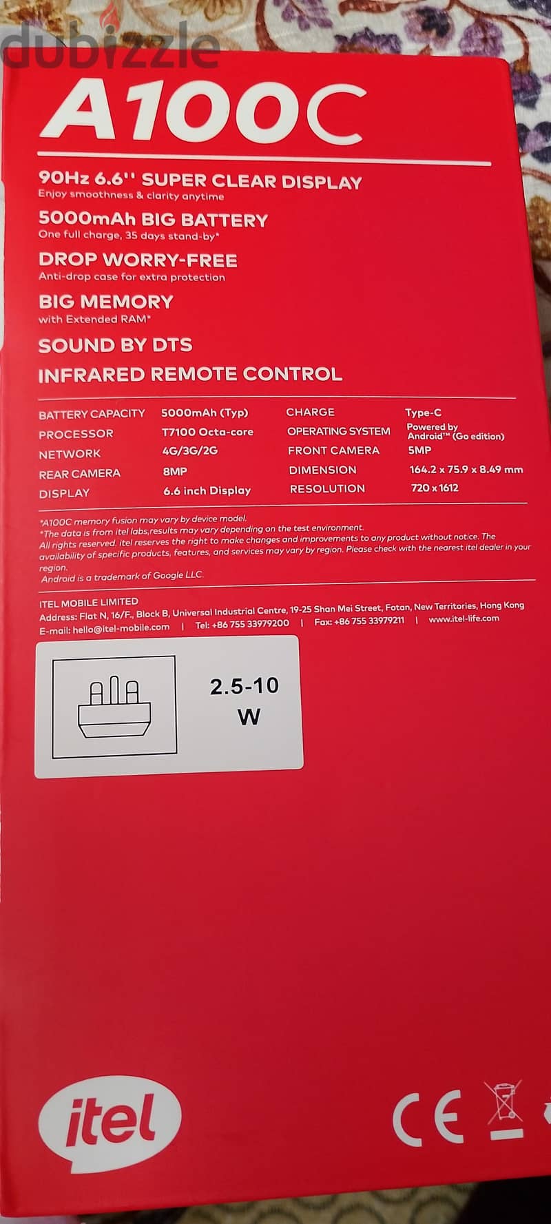 ايتل ITEL A100C 3