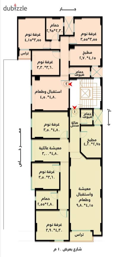 Apartment for sale in Mansoura - Old Toril (side facade)