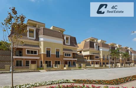 باقل سعر في الماركت استلام فوري بفيو مميز ريسيل فيلا بجاردن 4 غرف جاهزه للمعاينه في اي وقت للبيع في Sarai