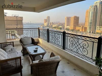For Rent 238 SQM Apartment in Zamalek  3 Bedrooms  13th Floor . for  Foreigners & Diplomats Only | Long-Term Lease Only