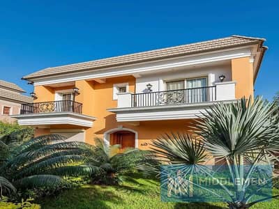 Stand Alone Villa for Sale 630m on land 370m Prime Location  Ready to Move Near AUC and Golden Square in Layan New Cairo