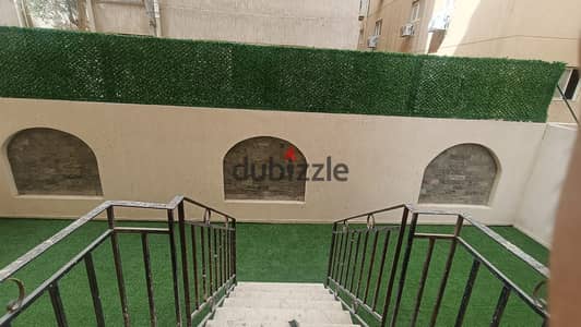 Apartment with private garden for sale fully finished ultra super lux at el narges omarat new cairo . Prime location near to fatma el sharbatly mosque