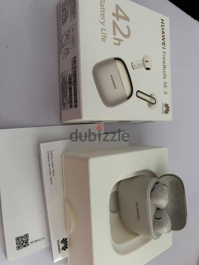 Huawei FreeBuds SE 3 شبه جديدة – استخدام مرتين فقط – بالعلبة