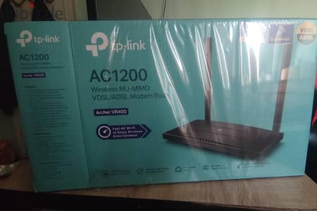 راوتر   tp-link archer vr 400  v3استعمال شهرين زي الجديد
