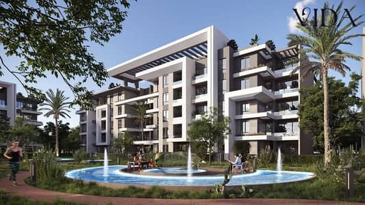 159 sqm Apartment for sale in Ixora residence compound in heart of Hadayek october with 5%Down payment and installments up to 10 years
