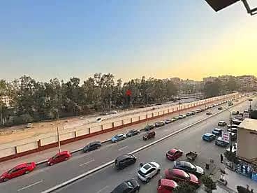 In Ammar ibn Yasir Street, in front of the military college, an apartment of 300 sqm, a corner, unspoiled, registered with the real estate month, superlux
